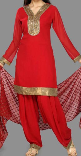 Punjabi suit clearance less